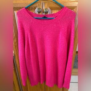 Torrid Bright Pink Crew Neck Sweater